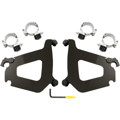 MEMPHIS SHADES MEB2010 Memphis Shades Bullet Mounting Kit - Xv19 - Black Meb2010