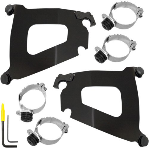 Memphis Shades Bullet Mounting Kit - Vtx18 - Black Meb2012