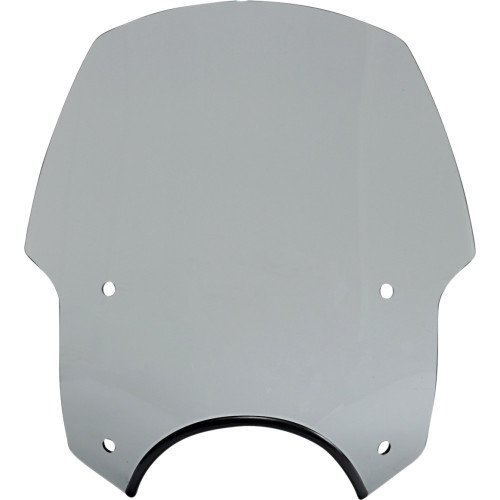 Memphis Shades Alley Cat Windshield - 9" Headlight Cut Out - Black Smoke Mep56212