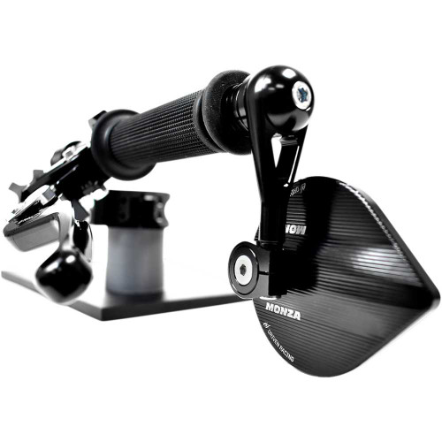 DRIVEN RACING DMBEMBK Driven Racing Mirror - Monza - Side View - Cat Eye - Black Dmbem-Bk