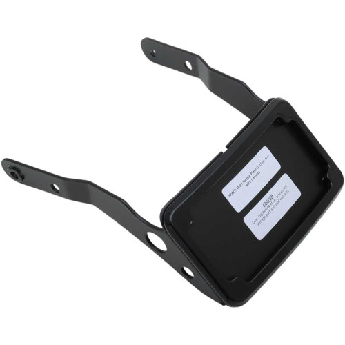 CYCLE VISIONS CV4662B Cycle Visions Lp Plate Frame & Mount With Tag Light - Xl - Black Cv4662B