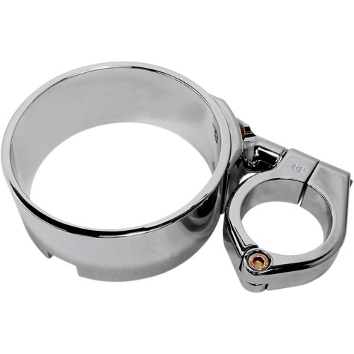 JOKER MACHINE 10315C Joker Machine Speedometer Ring With Swivel Clamp - Chrome - For 39 Mm Fork Tube 10-315C
