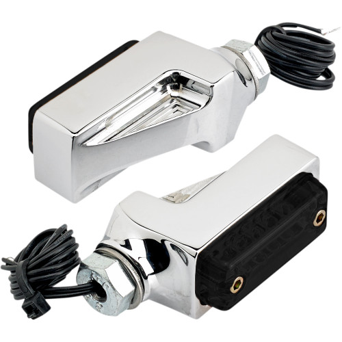 Joker Machine Turn Signal - Amber - Chrome 05-311-3A Joker Machine Turn Signal - Amber - Chrome 05-311-3A