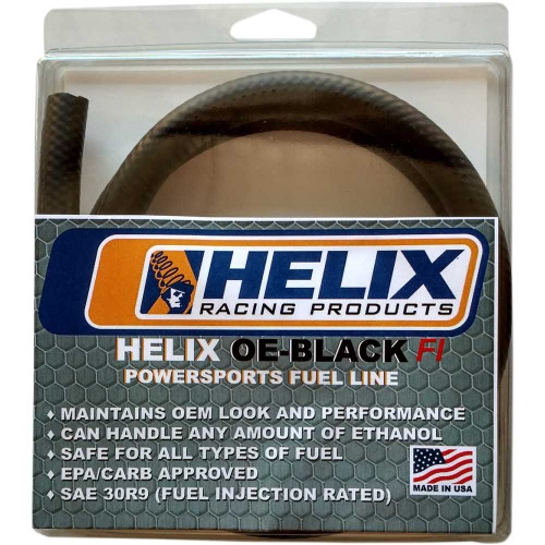 HELIX 1404603 Helix Fuel Line - Black - Efi - 1/4" X 3' 140-4603