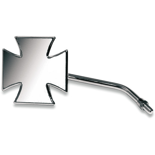 Emgo Mirror - Maltese - Side View - Cross - Chrome - Left - For Euro/Japanese Models 20-34842A