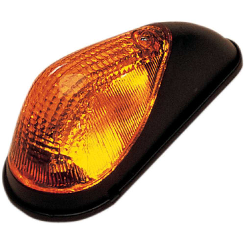 K&S TECHNOLOGIES 258083 Mini Wing Marker Lights - Black/Amber 25-8083