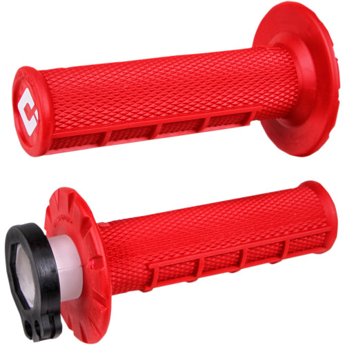 Odi Grips - Mx - Half Waffle - Red H36Hwr