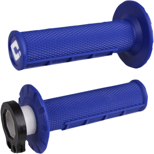 Odi Grips - Mx - Half Waffle - Blue H36Hwu Odi Grips - Mx - Half Waffle - Blue H36Hwu