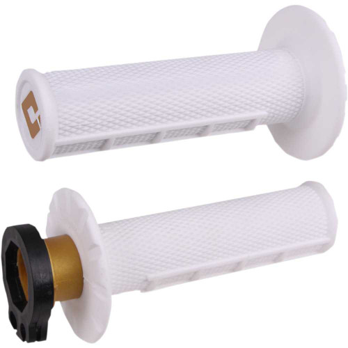 ODI H36HWW Odi Grips - Mx - Half Waffle - White H36Hww