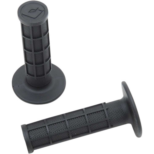 ODI H01RFB Odi Grips - Ruffian - Half Waffle - Black H01Rfb