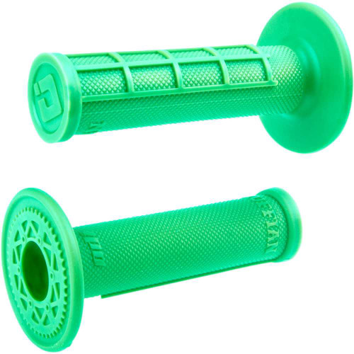 ODI H01RFFN Odi Grips - Ruffian - Half Waffle - Fluorescent Green H01Rffn