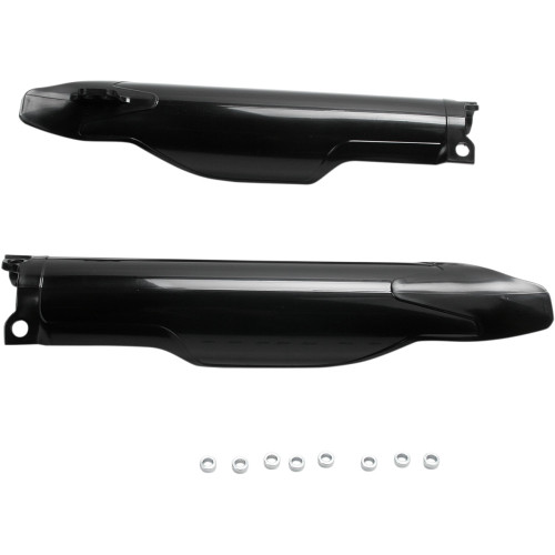 Acerbis Fork Covers - Lower - Black 2141760001