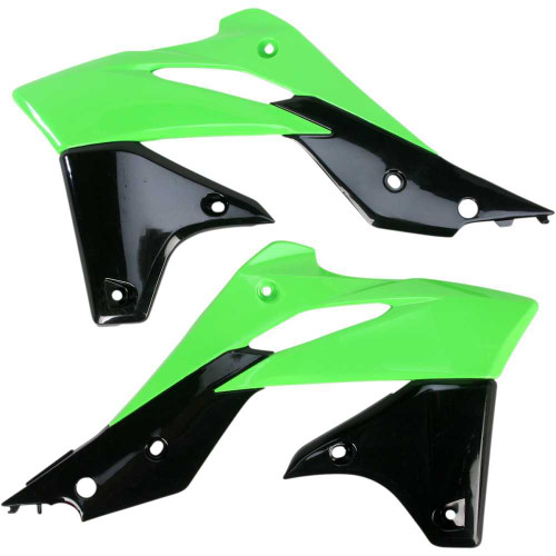 ACERBIS 2314161089 Acerbis Radiator Shrouds - Green/Black 2314161089