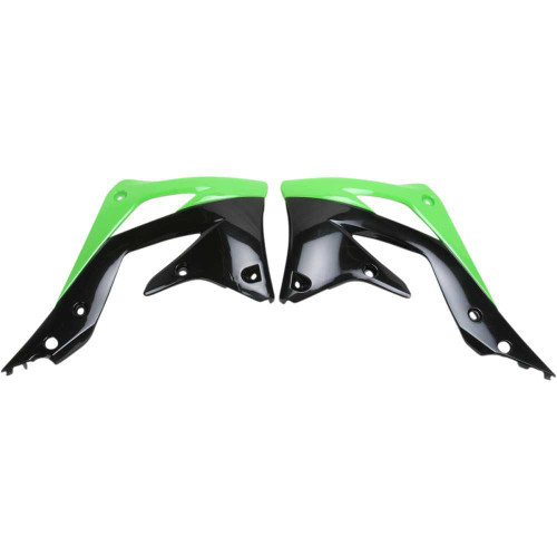 ACERBIS 2250431089 Acerbis Radiator Shrouds - Green/Black 2250431089