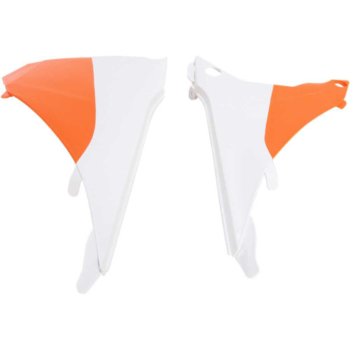 ACERBIS 2374121088 Acerbis Airbox Cover - White/Orange 2374121088