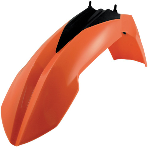 Acerbis Front Fender - Orange/Black 2082010237