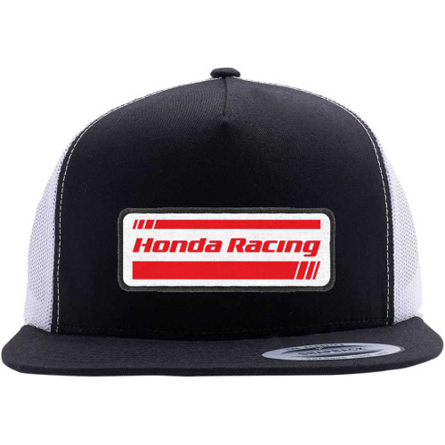 FACTORY EFFEX 2286304 Factory Effex Honda Racing Hat - Black/White 22-86304