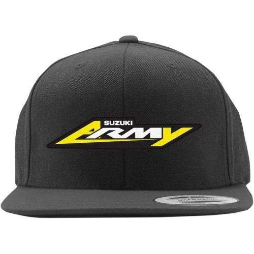 FACTORY EFFEX 2286406 Factory Effex Youth Suzuki Army Hat - Black 22-86406