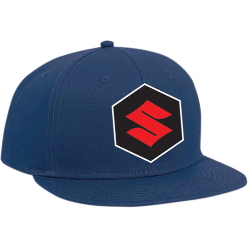 Factory Effex Youth Suzuki Mark Snapback Hat - Navy 19-86412