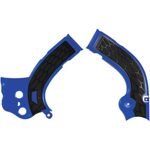 ACERBIS 2374261034 Acerbis X-Grip Frame Guards - Blue/Black - Yz 250F/450F 2374261034