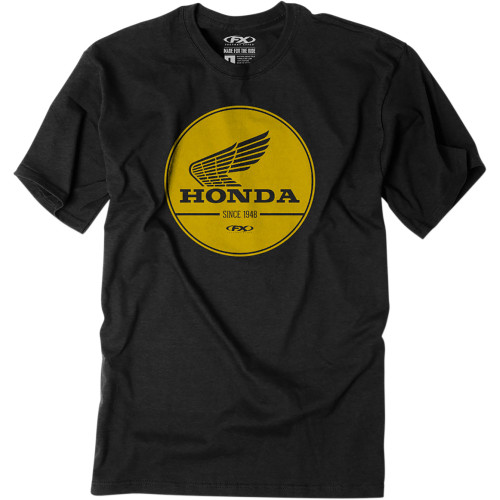 Factory Effex Honda Gold Label T-Shirt - Black - 2Xl 23-87308