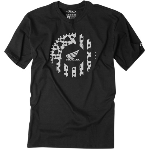 Factory Effex Honda Sprocket T-Shirt - Black - Large 24-87304