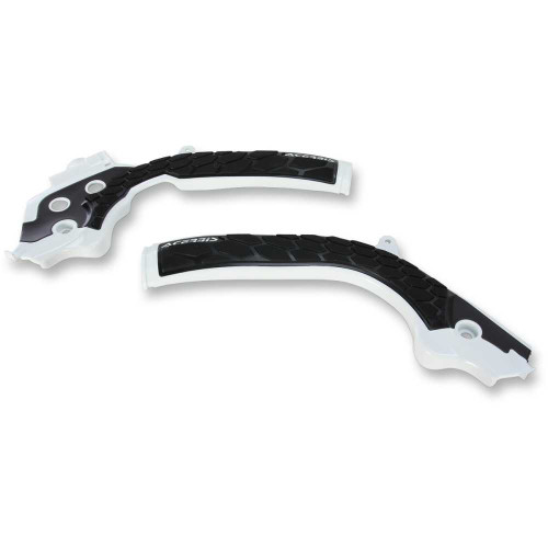 ACERBIS 2449531035 Acerbis X-Grip Frame Guards - White/Black - Husqvarna | Ktm 2449531035