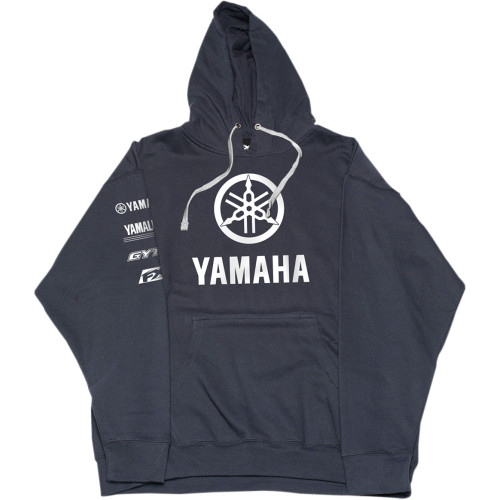 Factory Effex Yamaha Stack Hoodie - Navy - Medium 22-88212