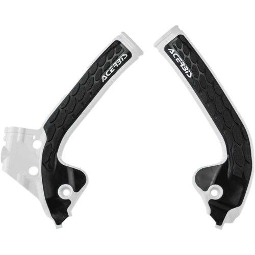 ACERBIS 2686041035 Acerbis X-Grip Frame Guards - White/Black - Gas Gas | Husqvarna | Ktm 2686041035