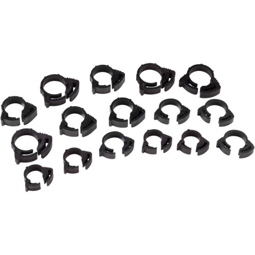 MOOSE RACING 1112016 Moose Racing Clamps - Ratchet - Nylon - 16-Piece 111-2016