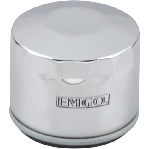 EMGO 1007800 Oil Filter - Chrome - Harley-Davidson 10-07800