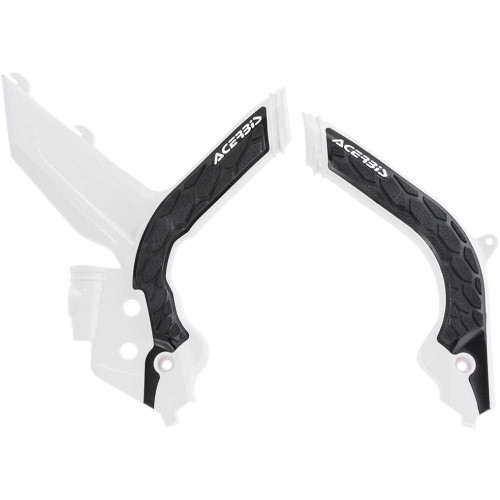 ACERBIS 2783151035 Acerbis X-Grip Frame Guards - White/Black - Ktm 2783151035