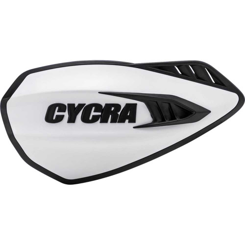 CYCRA 1CYC0056237 Cycra Handguards - Cyclone - White/Black 1Cyc-0056-237