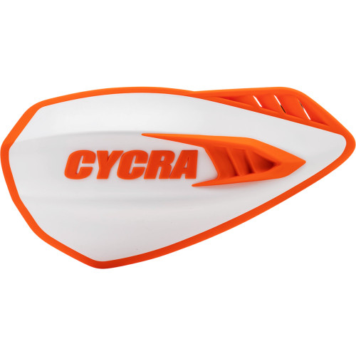 Cycra Handguards - Cyclone - White/Orange 1Cyc-0056-229 Cycra Handguards - Cyclone - White/Orange 1Cyc-0056-229