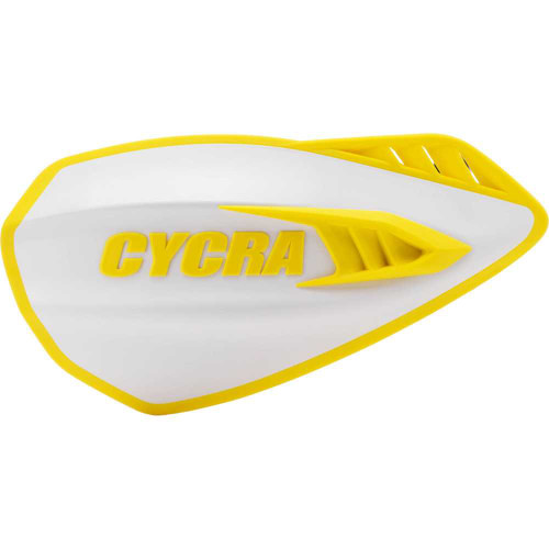 CYCRA 1CYC0056234 Cycra Handguards - Cyclone - White/Yellow 1Cyc-0056-234