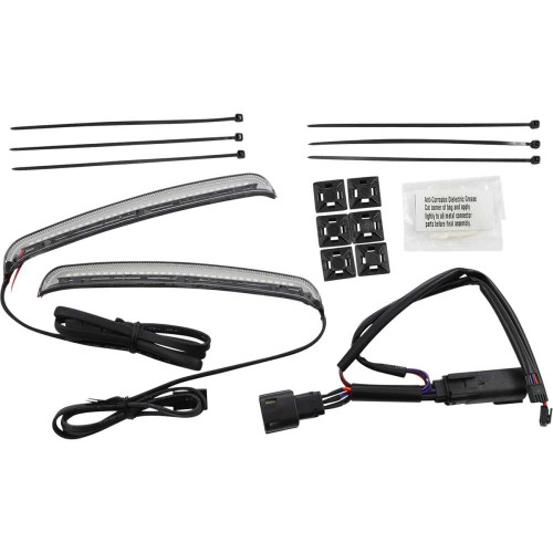 CIRO 40042 Ciro Bag Blades - Red Turn Signals 40042