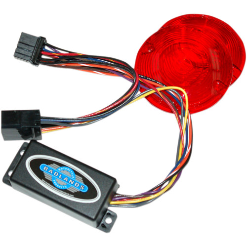 Badlands Plug-In Illuminator With Red Lenses - 8 Pin Ill-03-Rl-A Badlands Plug-In Illuminator With Red Lenses - 8 Pin Ill-03-Rl-A