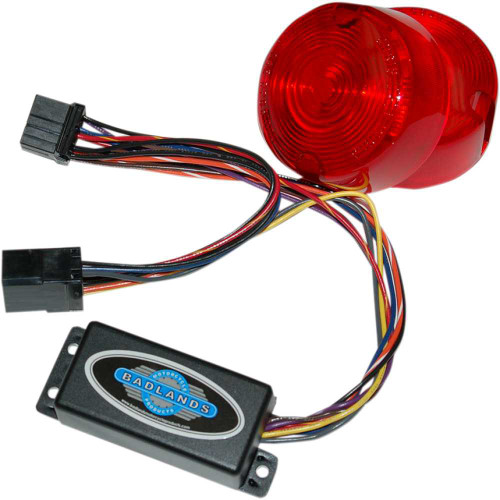 BADLANDS ILL03RLB Badlands Plug-In Illuminator With Red Lenses - 8 Pin Ill-03-Rl-B