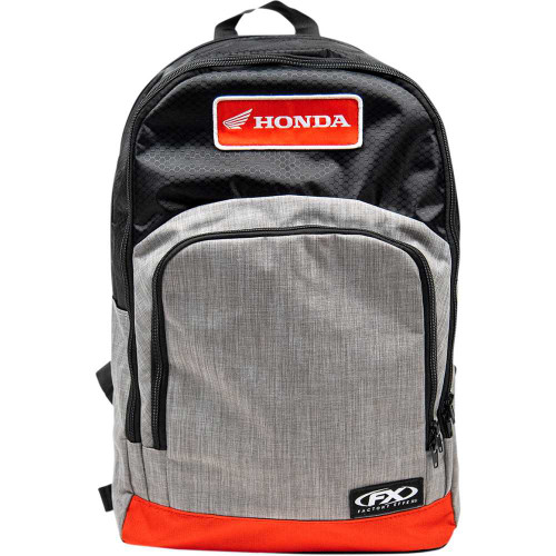 FACTORY EFFEX 2389310 Factory Effex Honda Standard Backpack - Black/Gray/Red 23-89310