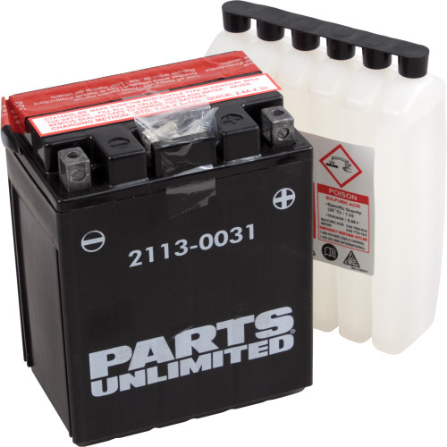 Parts Unlimited Agm Battery - Ytx14Ahlbs .732 L Parts Unlimited Agm Battery - Ytx14Ahlbs .732 L