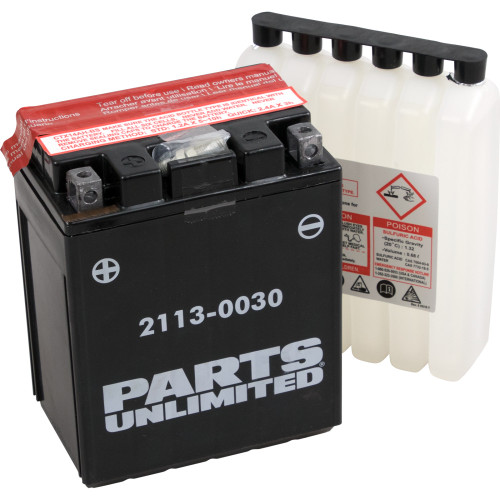 Parts Unlimited Agm Battery - Ytx14Ahbs .798L Parts Unlimited Agm Battery - Ytx14Ahbs .798L