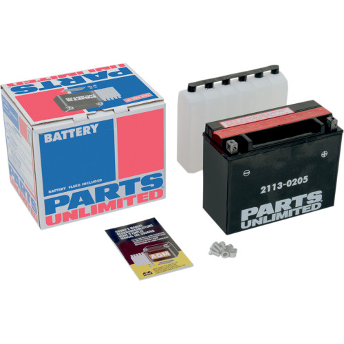 Parts Unlimited Agm Battery - Ytx24Hl-Bs