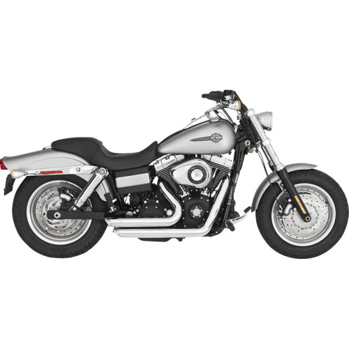 VANCE & HINES 17317 Vance & Hines Shortshots Staggered Exhaust System - Chrome 17317