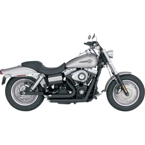 VANCE & HINES 47317 Vance & Hines Shortshots Staggered Exhaust System - Matte Black 47317