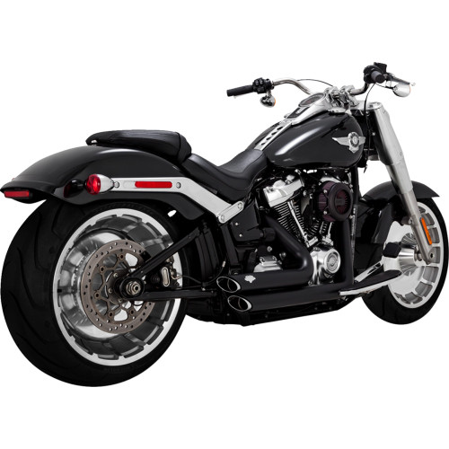 Vance & Hines Shortshots Staggered Exhaust System - Matte Black 47335 Vance & Hines Shortshots Staggered Exhaust System - Matte Black 47335