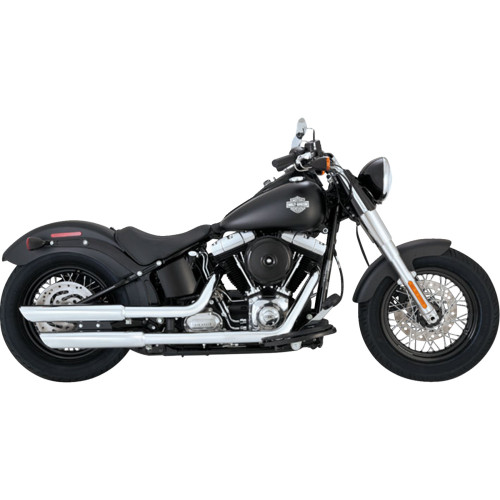 Vance & Hines 3" Twin Slash Slip-On Muffler - Chrome 16341