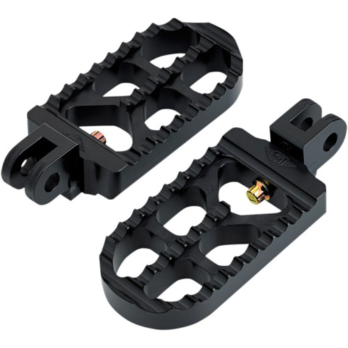 Joker Machine Adjustable Footpeg - Serrated - Long - Black 08-56-4B Joker Machine Adjustable Footpeg - Serrated - Long - Black 08-56-4B