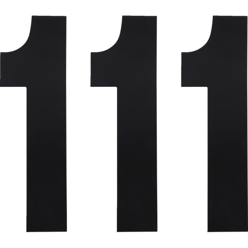 Factory Effex Fx Number 1 - Black - 6" 02-4451