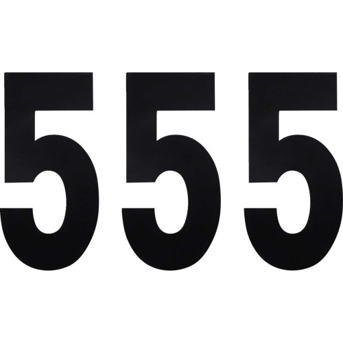 FACTORY EFFEX 024455 Factory Effex Fx Number 5 - Black - 6" 02-4455