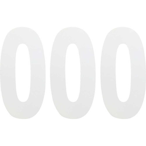 FACTORY EFFEX 024460 Factory Effex Fx Number 0 - White - 6" 02-4460